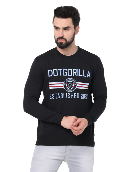 Dot gorilla black sweatshirt